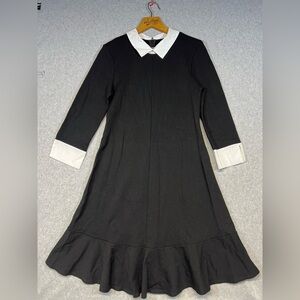 Isabella Oliver dress  Maternity Dress 2 Black Peter Pan Collar  Wednesday